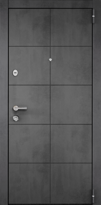 TAU PRO PP, Панель MDF с ПВХ покрытием, T-35, ПВХ Бетон темный в Чебоксарах