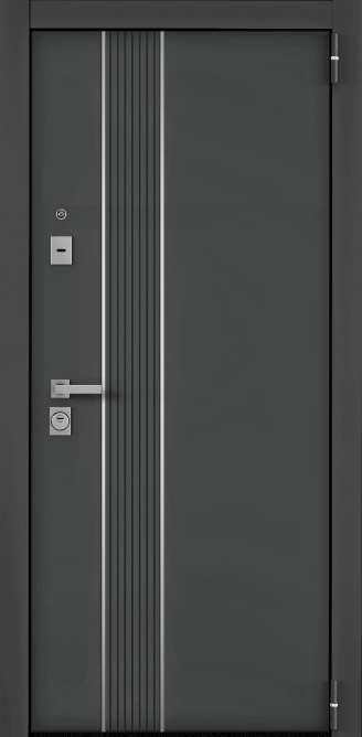 ULTIMATUM PRO PP, Панель MDF с лакокрасочным покрытием, UT-F6C, ЛКП Графит в Чебоксарах